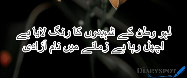 pakistan 2 line poetry