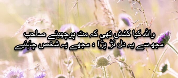 heart touching sad poetry in urdu