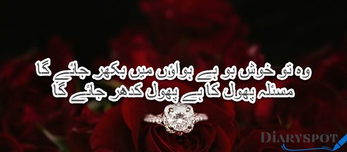 English poetry on roses in urdu