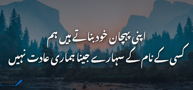 Attitude Shayari in Urdu Card 3 Attitude Shayari in Urdu 2 lines shayari card 3