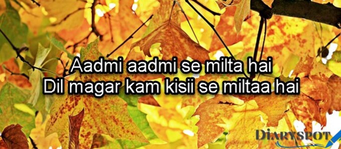 status shayri in english