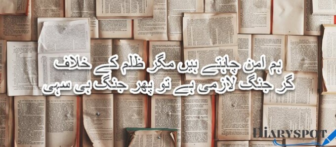 Pakistan 2 line poetry love