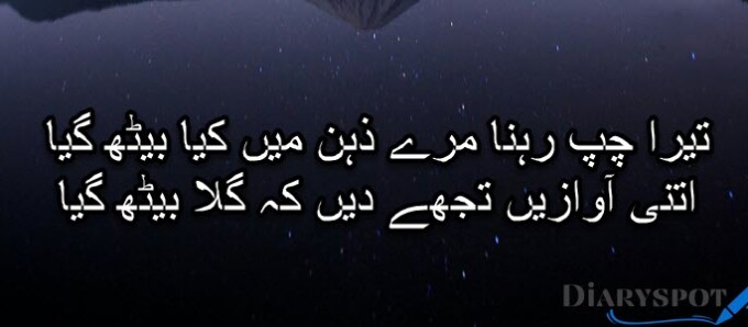 Tehzeeb Hafi poetry in Urdu 2 lines