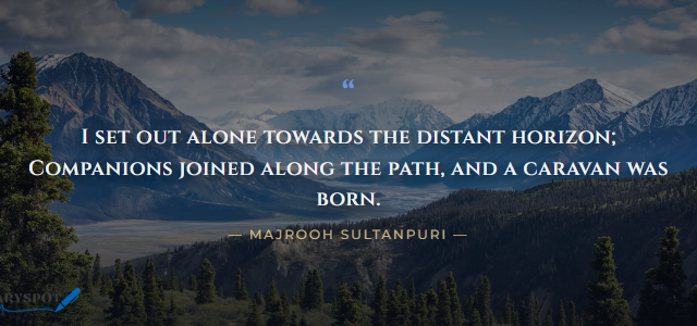 Majrooh Sultanpuri Poetry in Urdu 2 lines shayari card 4
